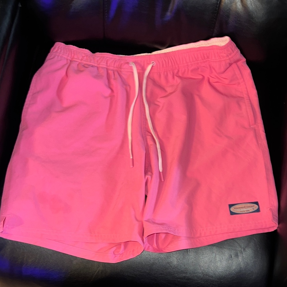 Vineyard Vines Men's Pink Swim Trunks